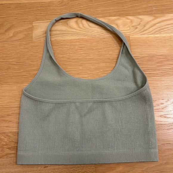 Cotton On Ribbed Halter Tank Light Green Size M/L - Picture 2 of 3